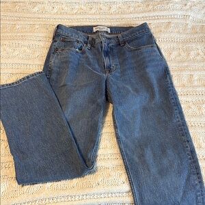 Abercrombie 90s Straight Mid Rise Jeans